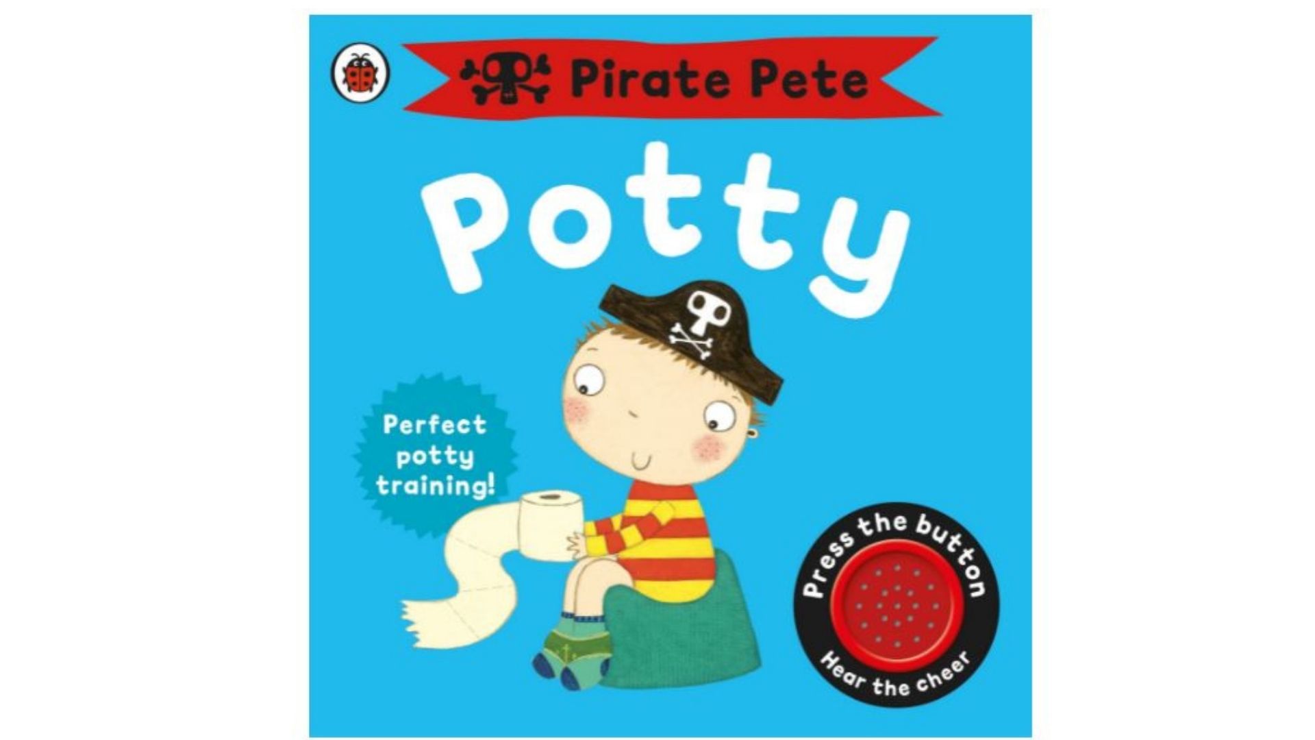 Illustration de la première page du livre d'apprentissage Pirate Pete's Potty.
