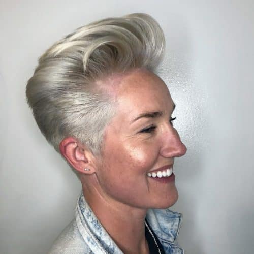 coupe androgyne pour cheveux épais