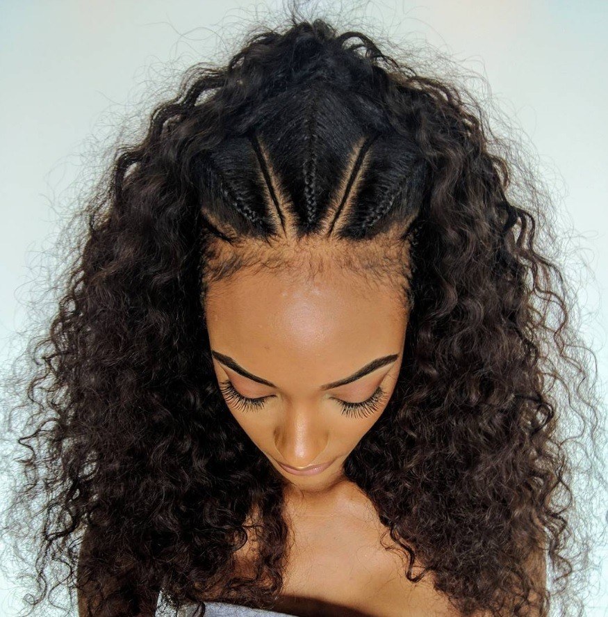 Jourdan Dunn avec des tresses en albaso 