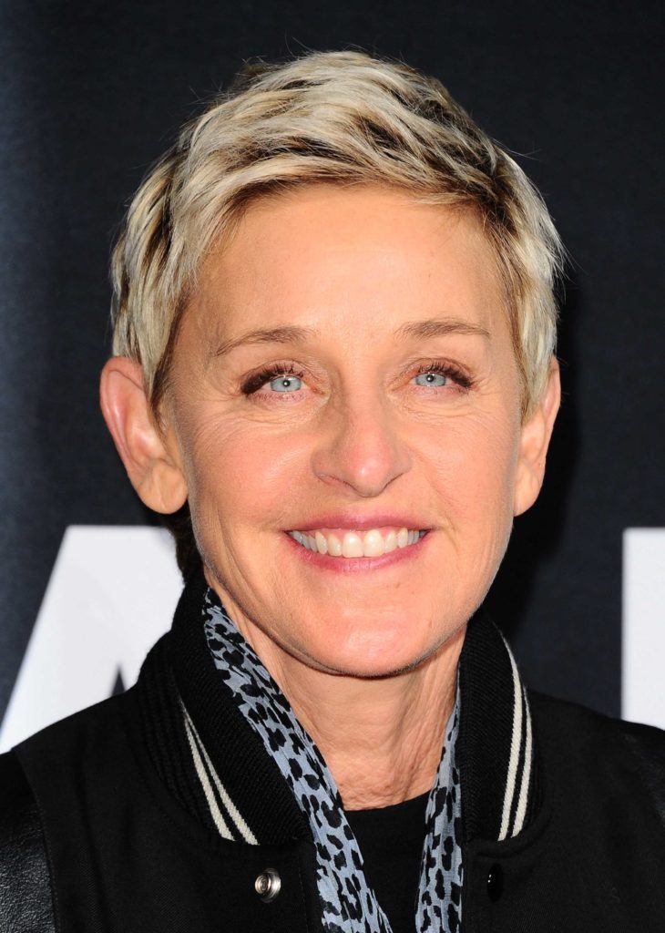 Ellen Degeneres, lutin blond 