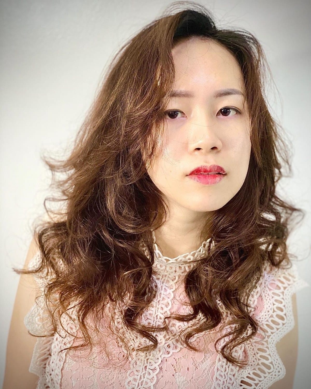 Cheveux Perm Asiatiques Doux