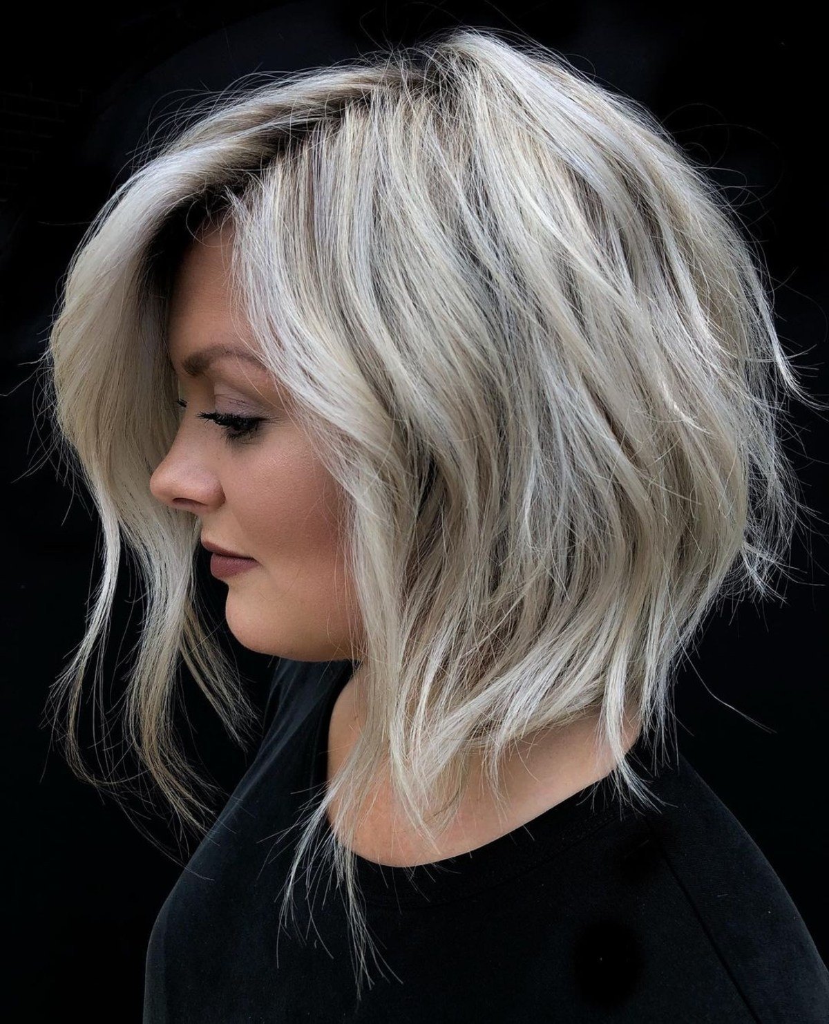 Les cheveux blonds dégradés