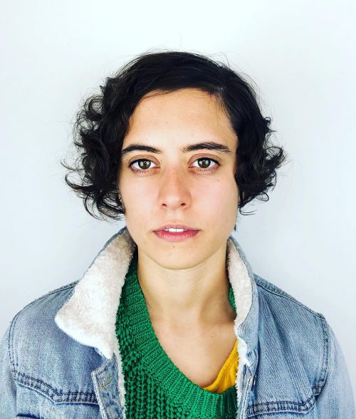 Pixie ondulé avec une coupe latérale