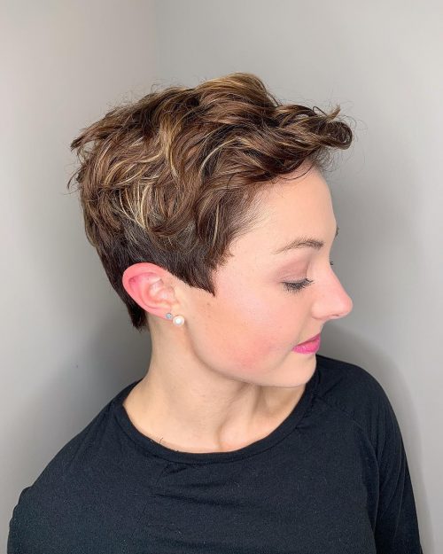 Pixie texturé pour cheveux fins