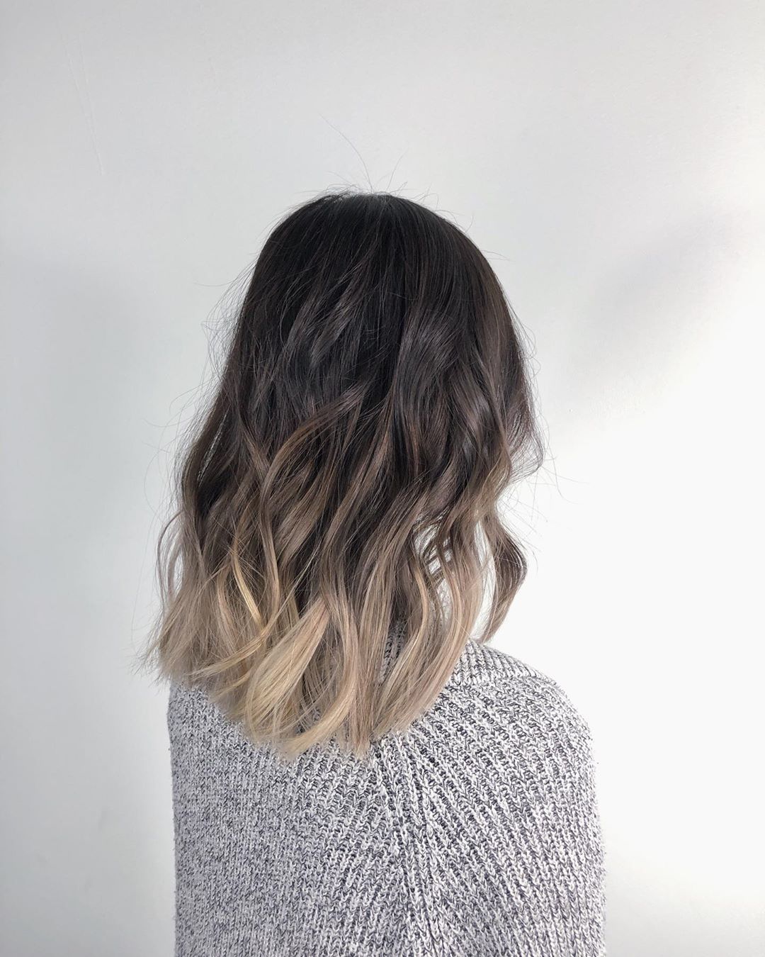 Blond cendré clair Ombre