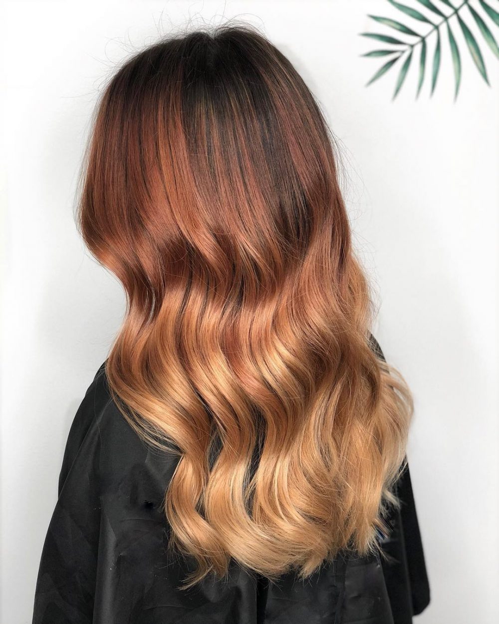 Coiffure Melted Auburn Waves