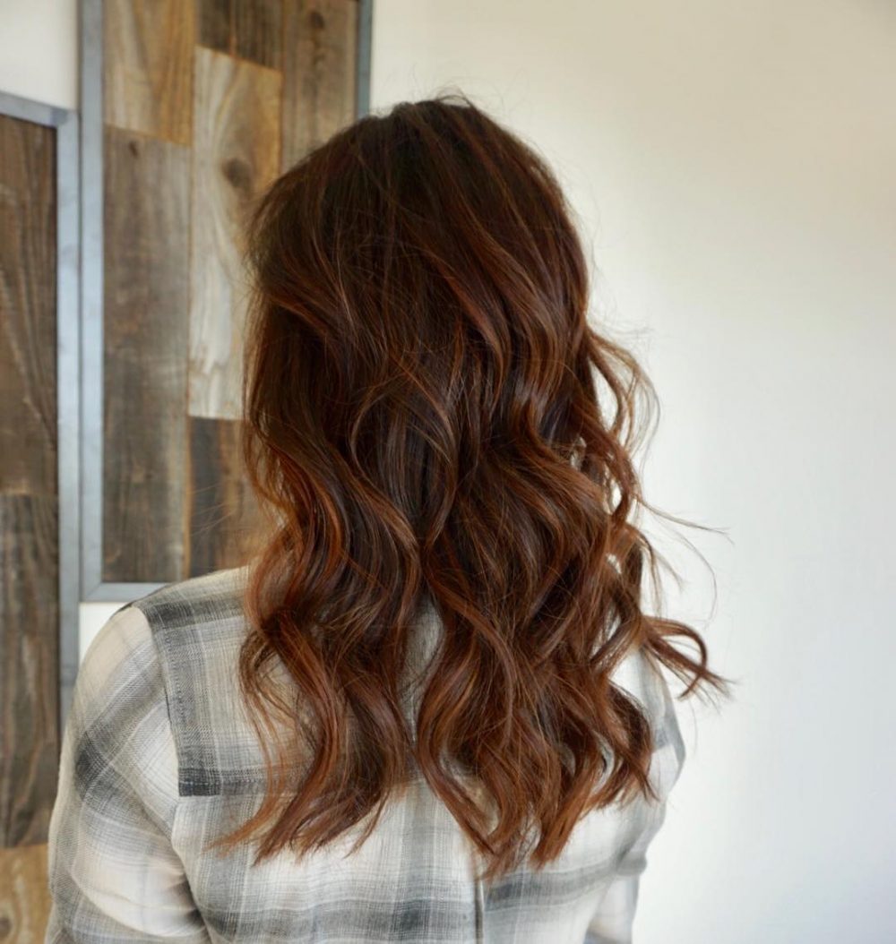 Coiffure Caramel Balayage Ondulations