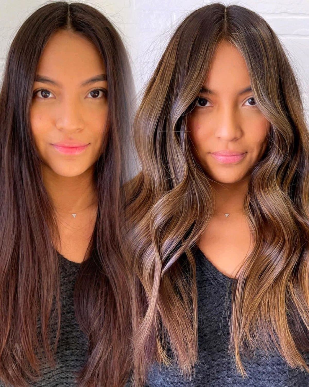 Coiffure pour les visages en forme de diamant
