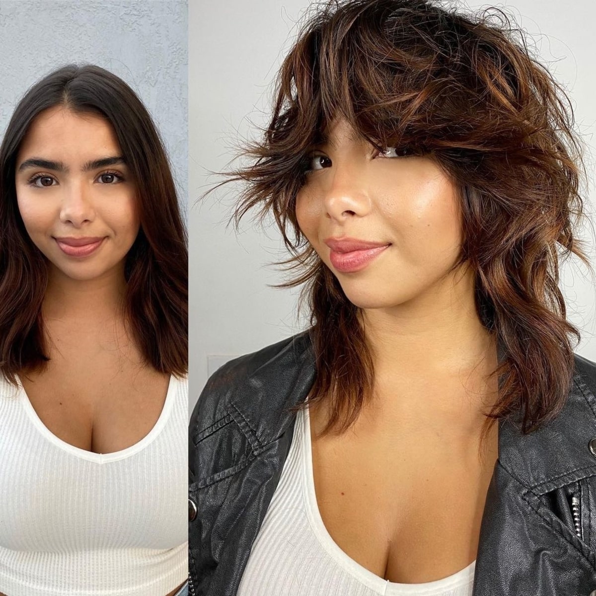 Coiffure pour les visages en forme de cœur