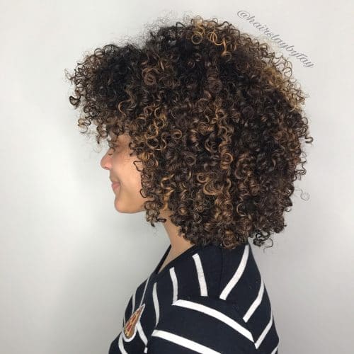Un bob rond volumineux et tendance