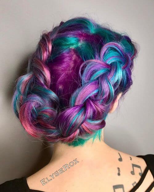 Tresses arc-en-ciel