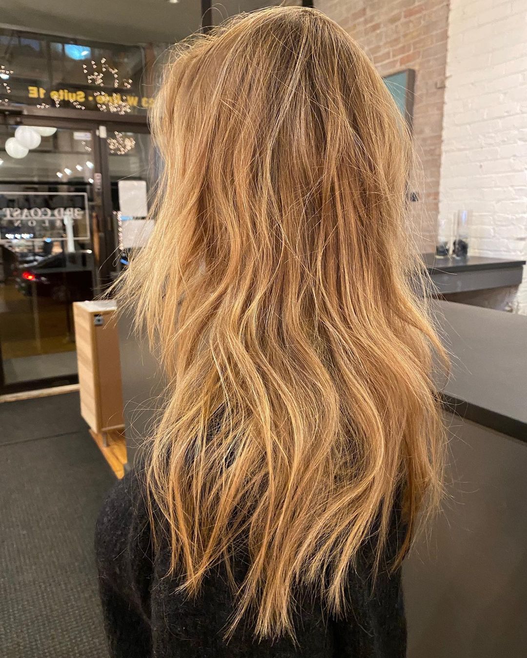 Couleur de cheveux d'hiver bronde fraise 2021