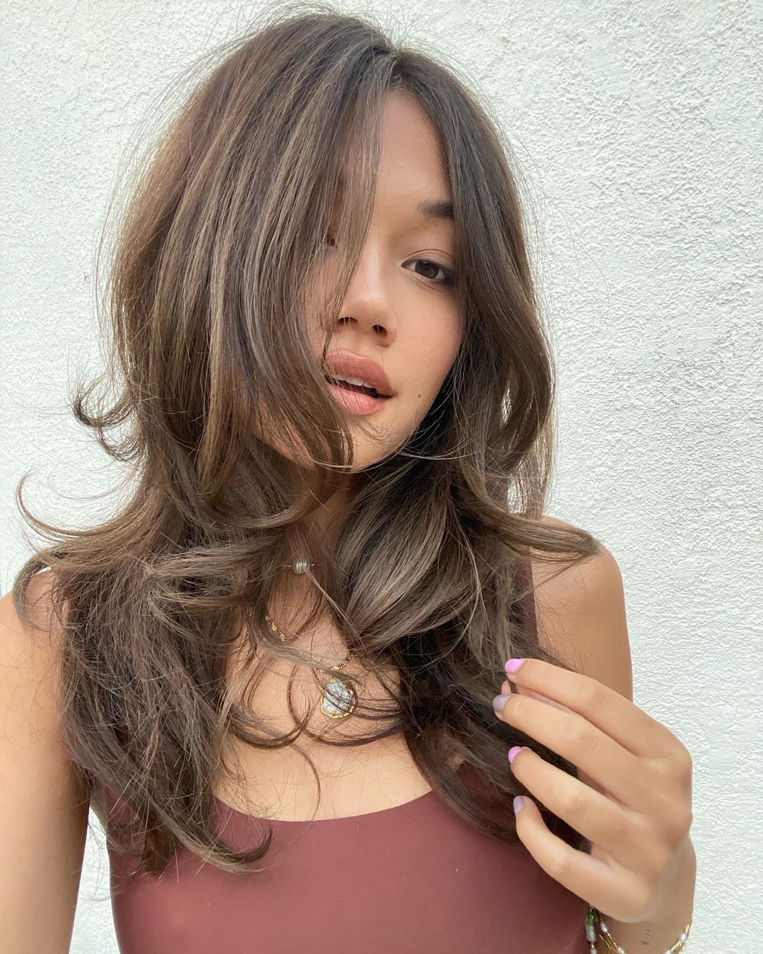 Couleur de cheveux d'hiver marron mat 2021