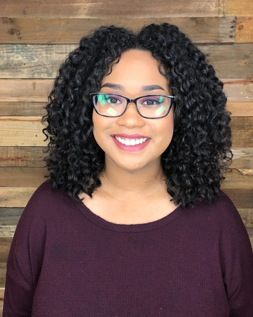 Lovely Curly Layered Hair