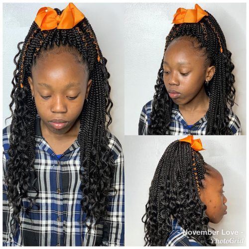 coiffures tresses au crochet pour enfants