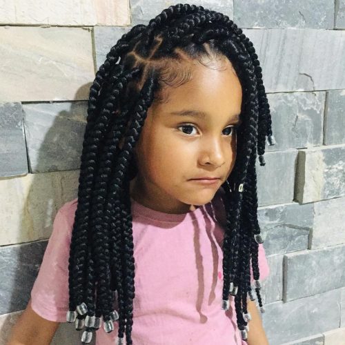 tresses épaisses pour enfants