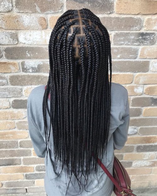 tresses pour enfants aux cheveux longs
