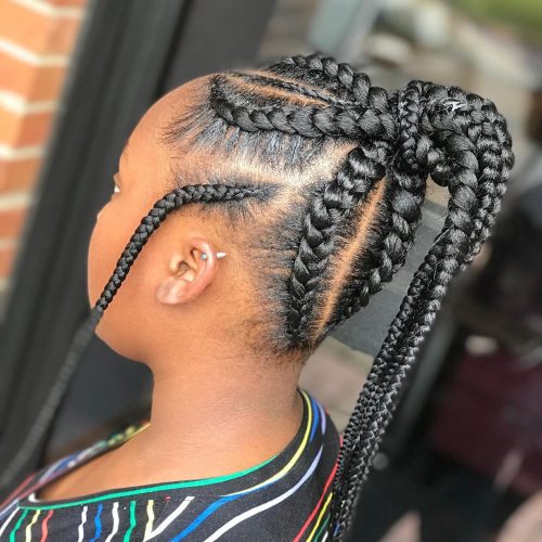 coiffure tresse weave pour enfants