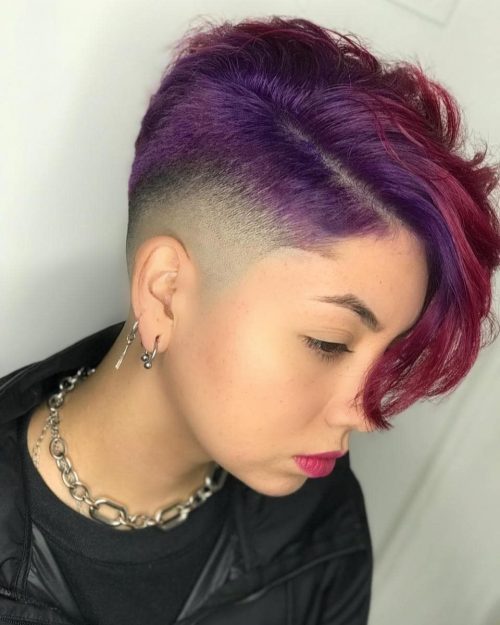 coupe rasée androgyne