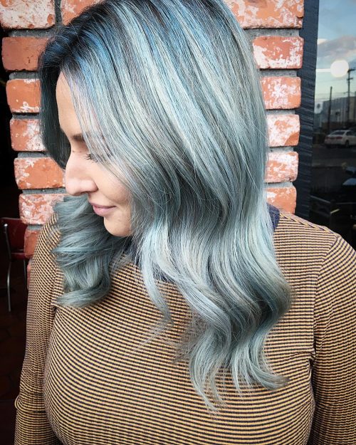 Bleu argenté