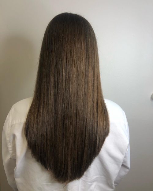 Pour les cheveux raides