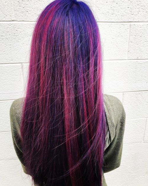 Couleur de cheveux Violet Violet