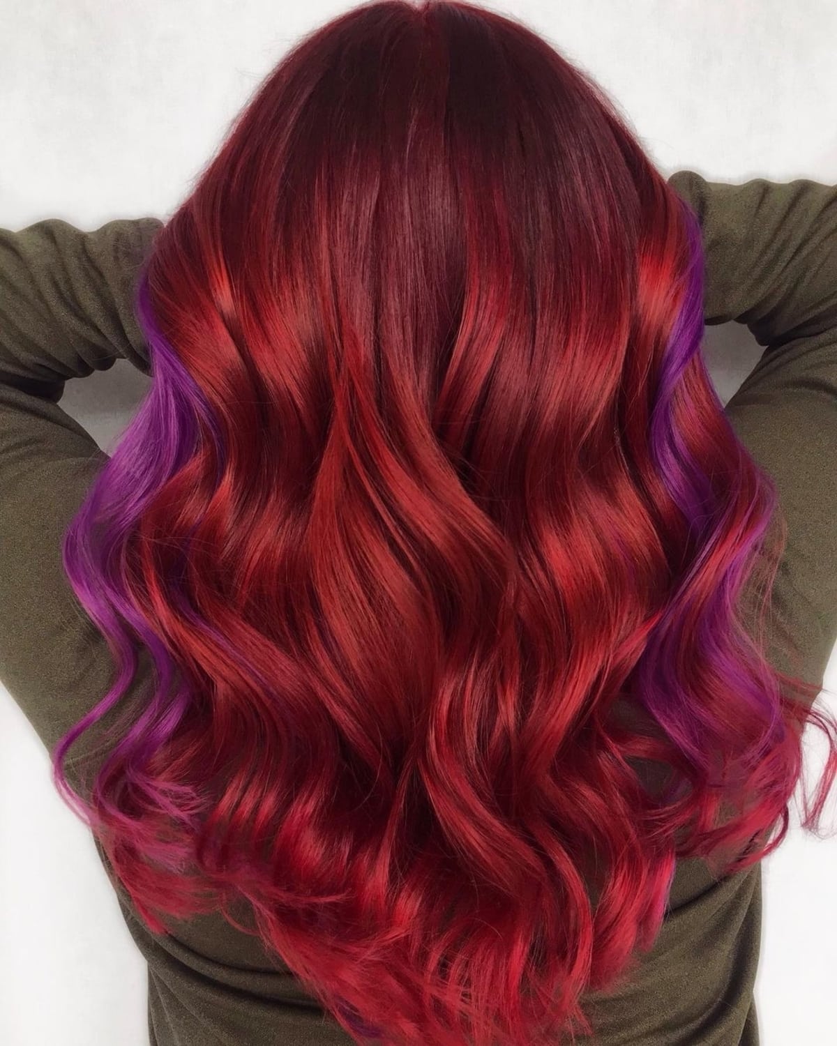 Nuances de rouge et de violet