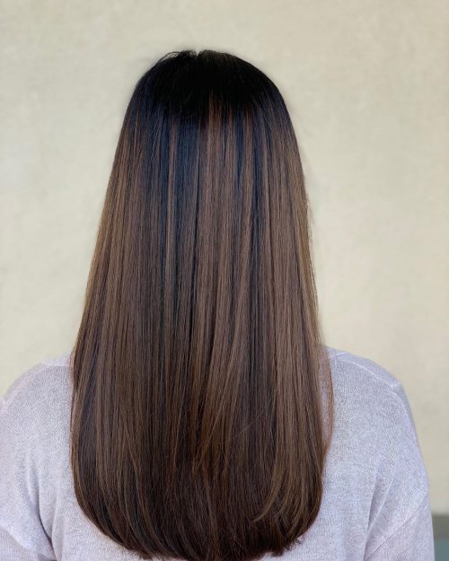Balayage brun