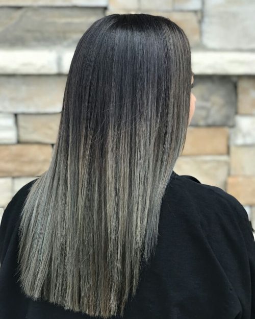 Ombre gris foncé à gris clair