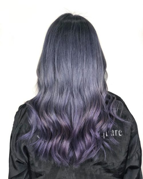 Ombre mauve et gris