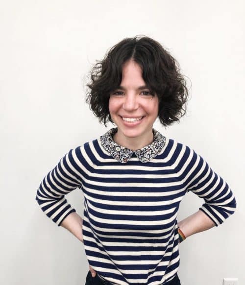 cheveux bouclés