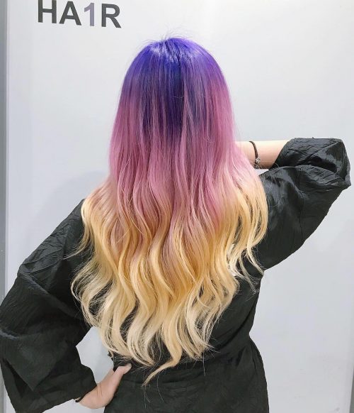 Mauve et jaune