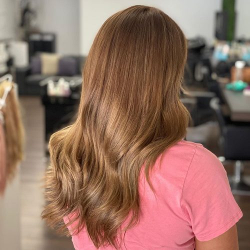 Couleur de cheveux châtain clair
