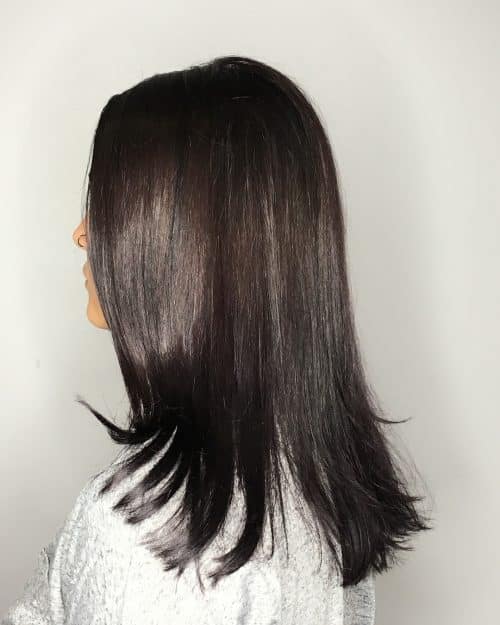 Ombrage brun prune