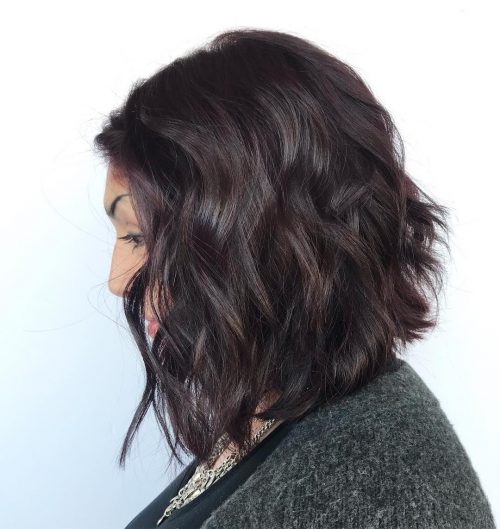 Dark Plum Hair
