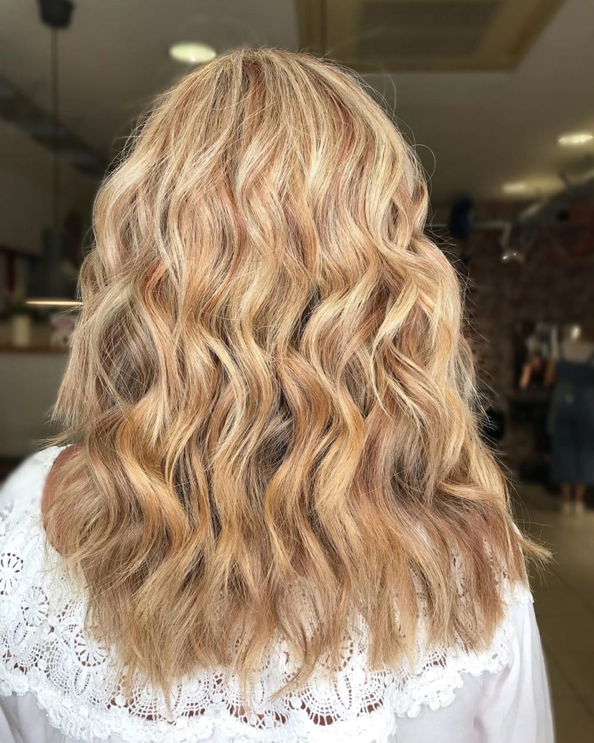 Blonde sableuse auburn