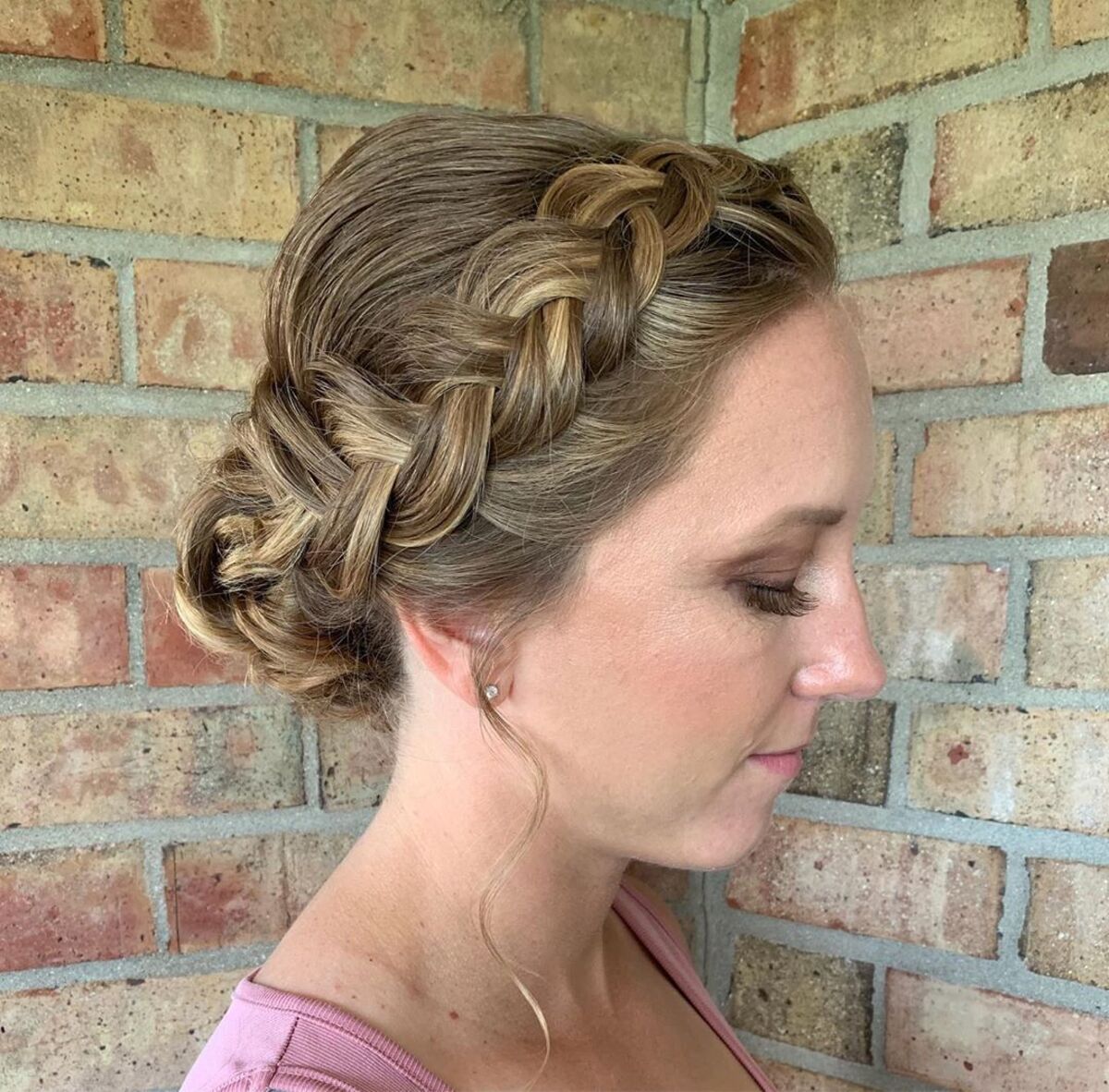 Style des tresses latérales simples