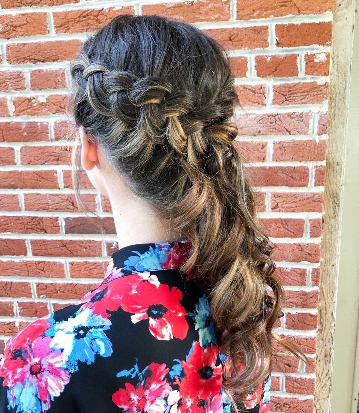 Tresse de côté pour cheveux longs