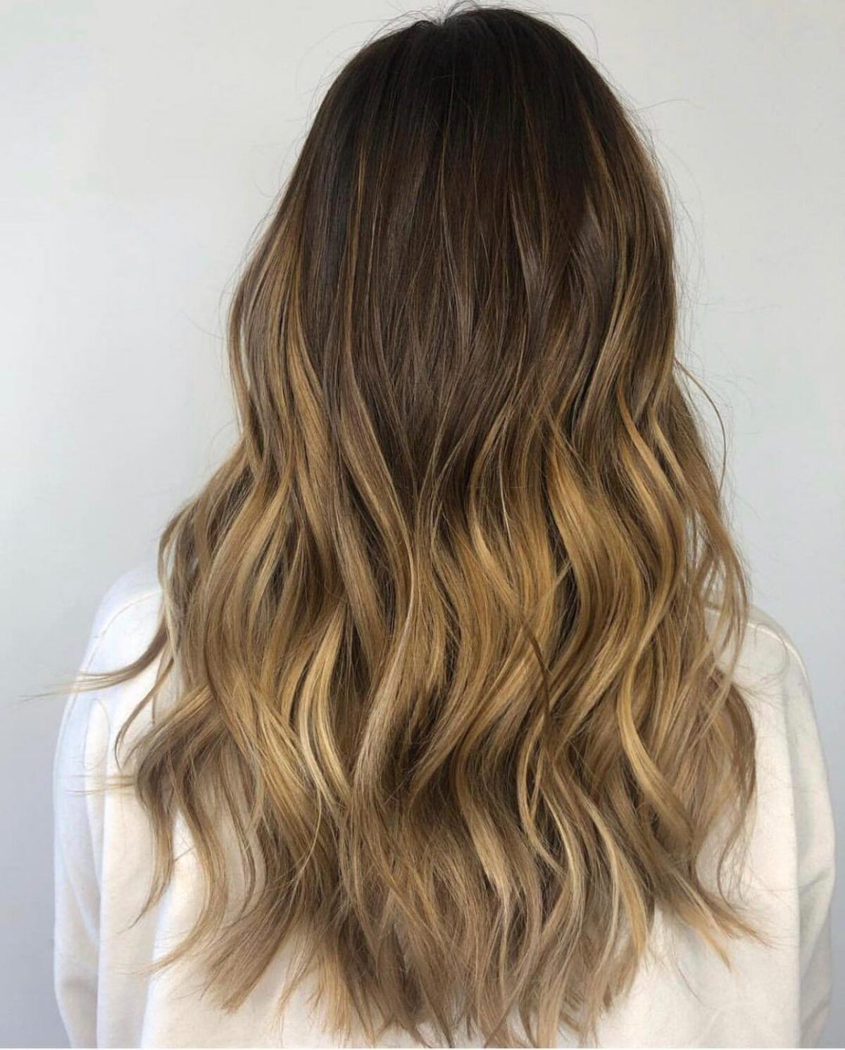 Ombre blonde brune à cendrée