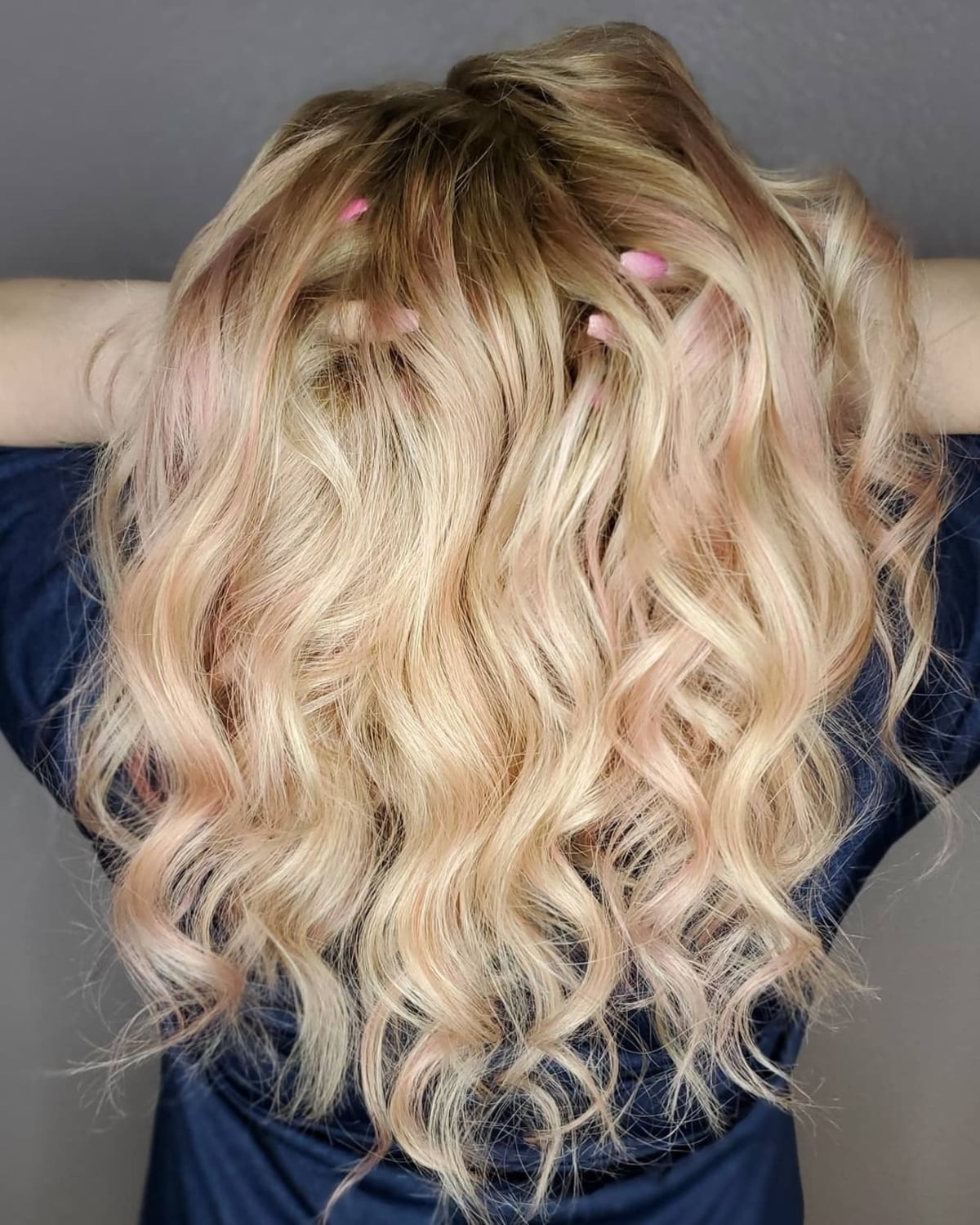Mèches or rose pastel