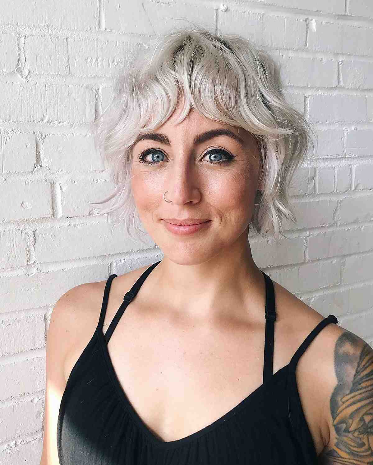 Coupe de cheveux Wavy Pixie Bob