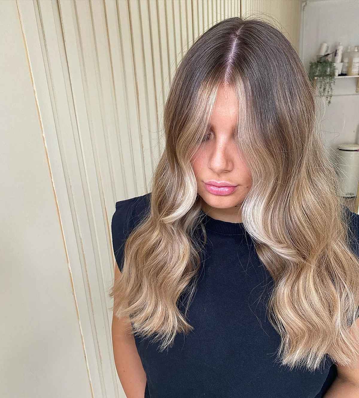 Pièces d'argent Balayage Highlights