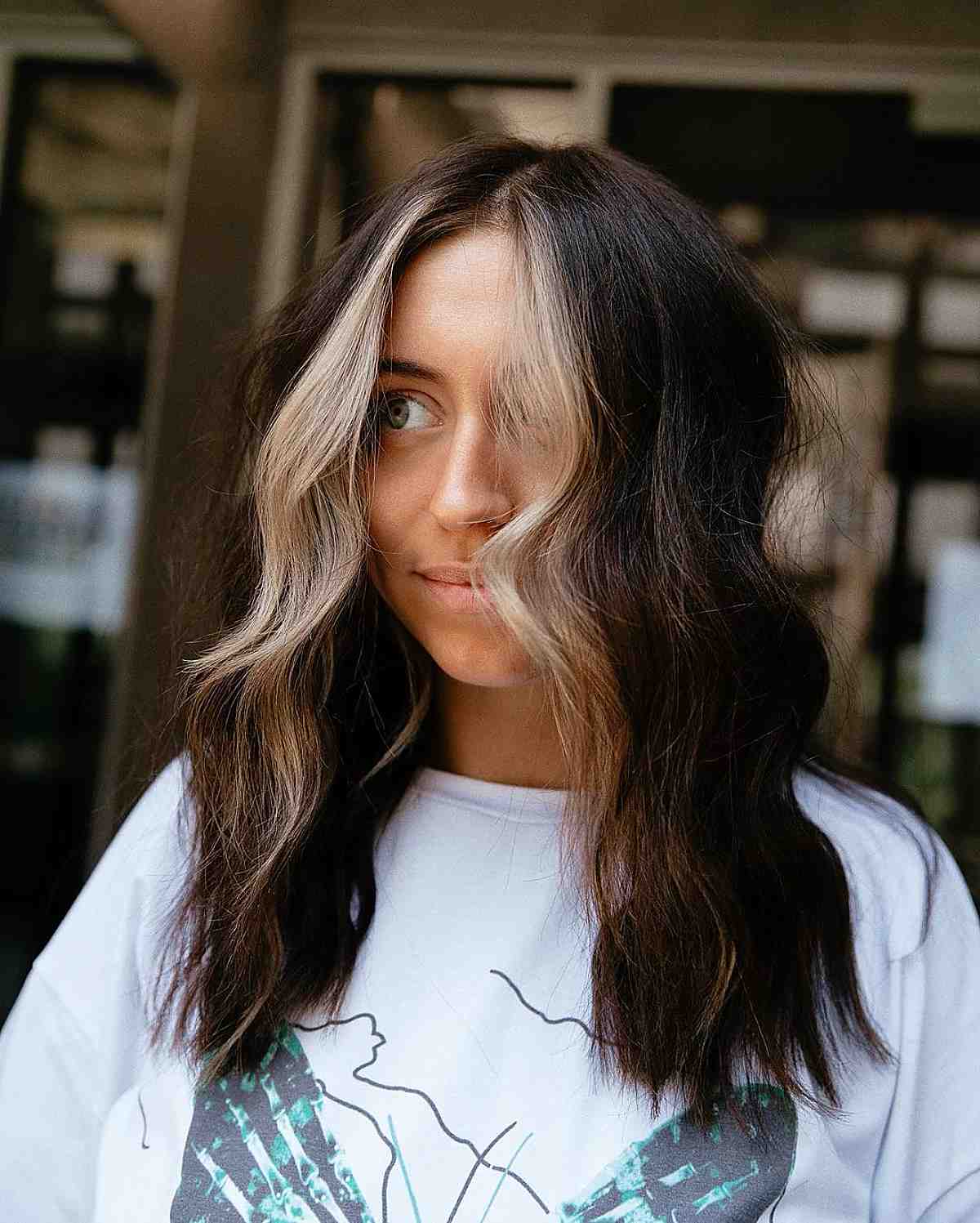 Pièce d'argent blonde pour une brune