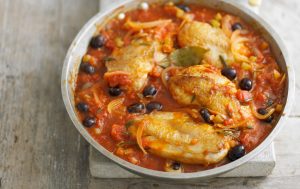 Poulet à l'italienne avec olives