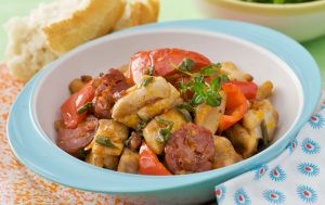 Poulet sauté à l'espagnole