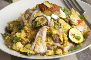 Salade de poulet marocaine à faible teneur en glucides