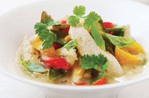 Curry thaïlandais de poulet à faible teneur en glucides pour les Hairy Bikers