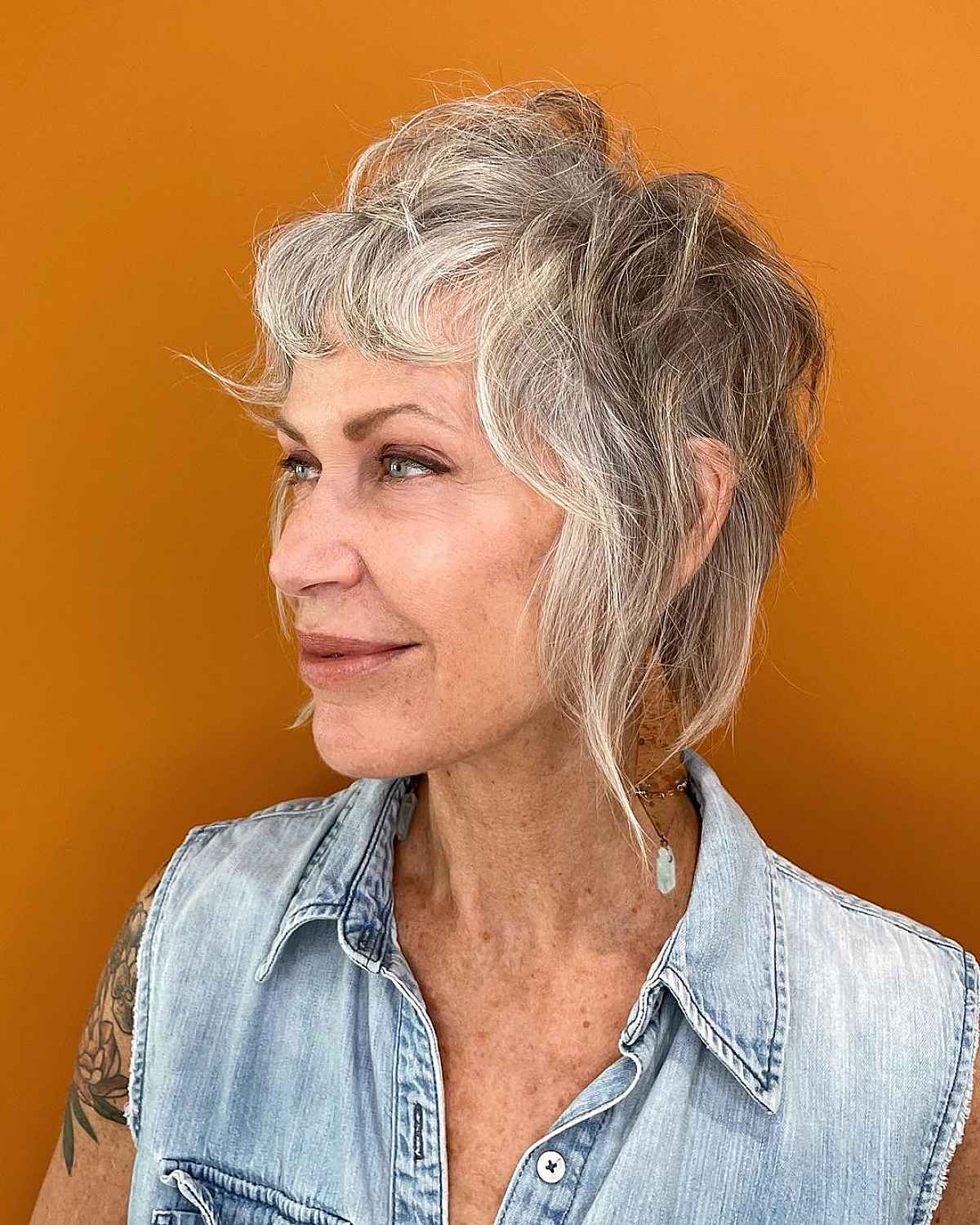 Wolf Shag pour les femmes de plus de 60 ans