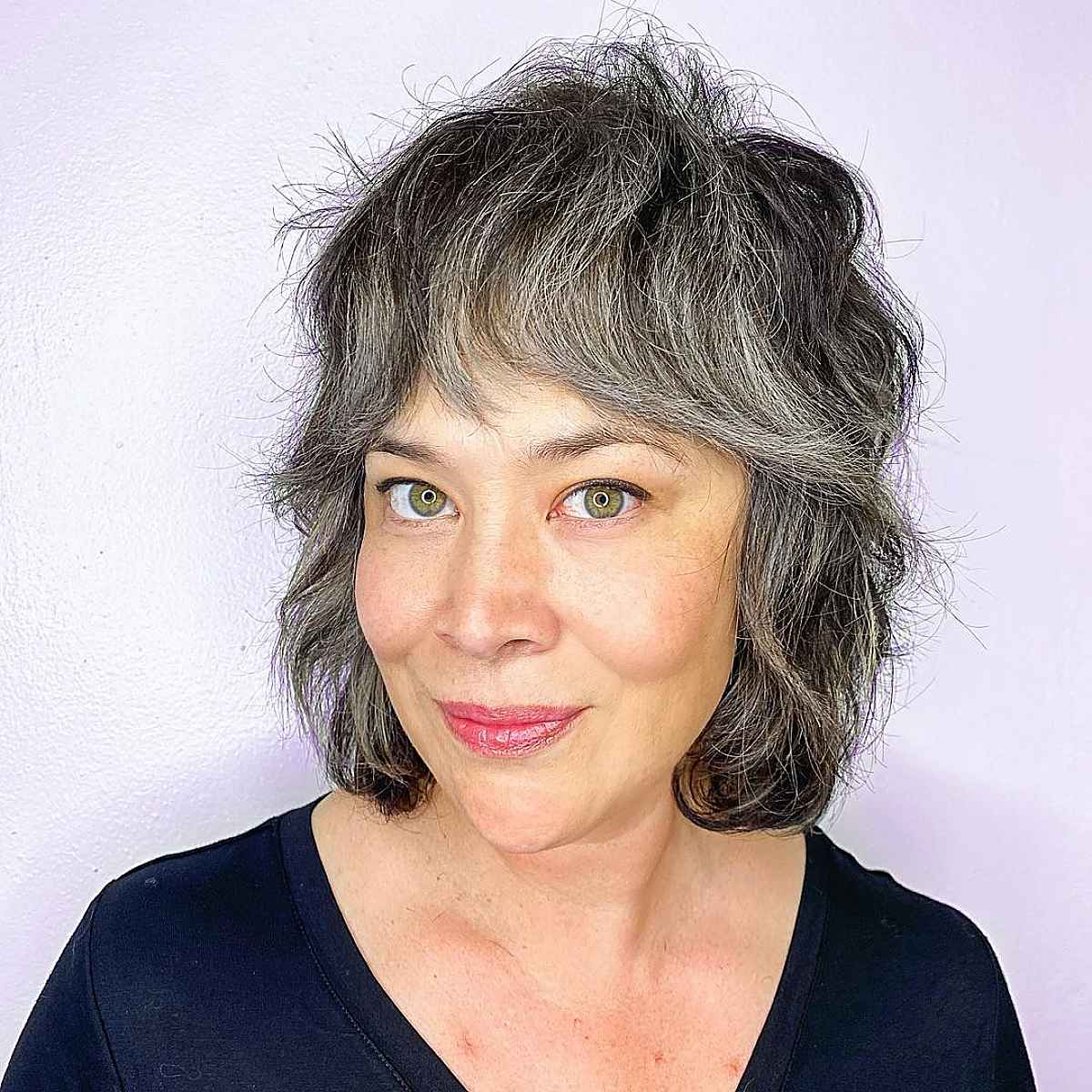 Coupe loup classique pour les femmes plus âgées