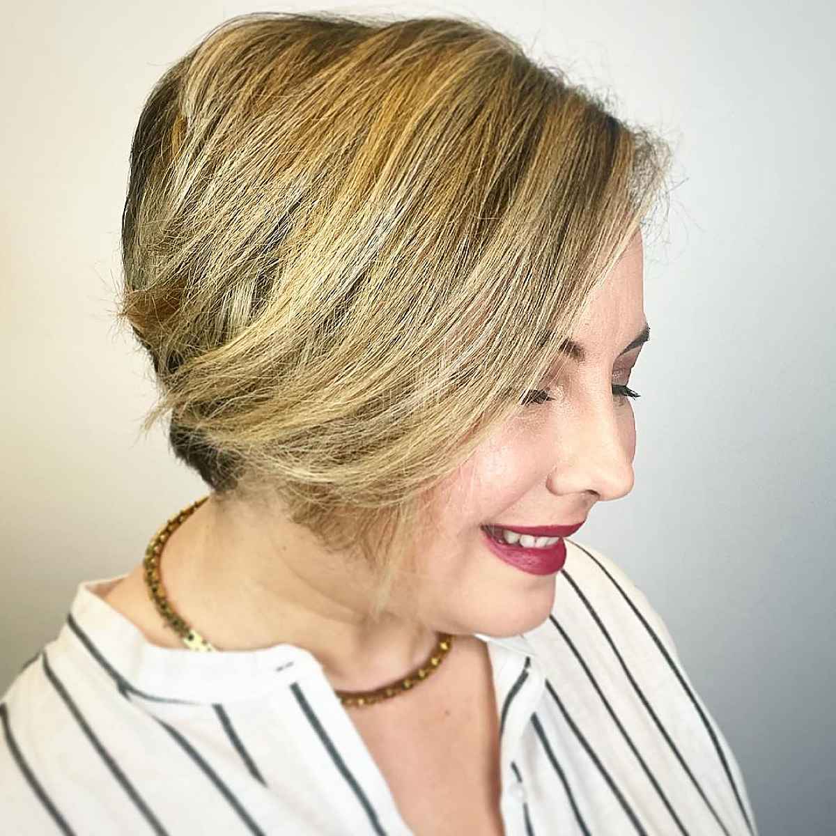 Bob à cheveux longs sans entretien pour les femmes de grande taille